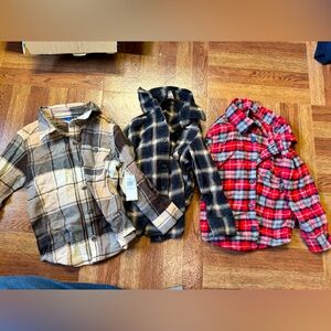 Lot of 3 old navy flannels size 3T